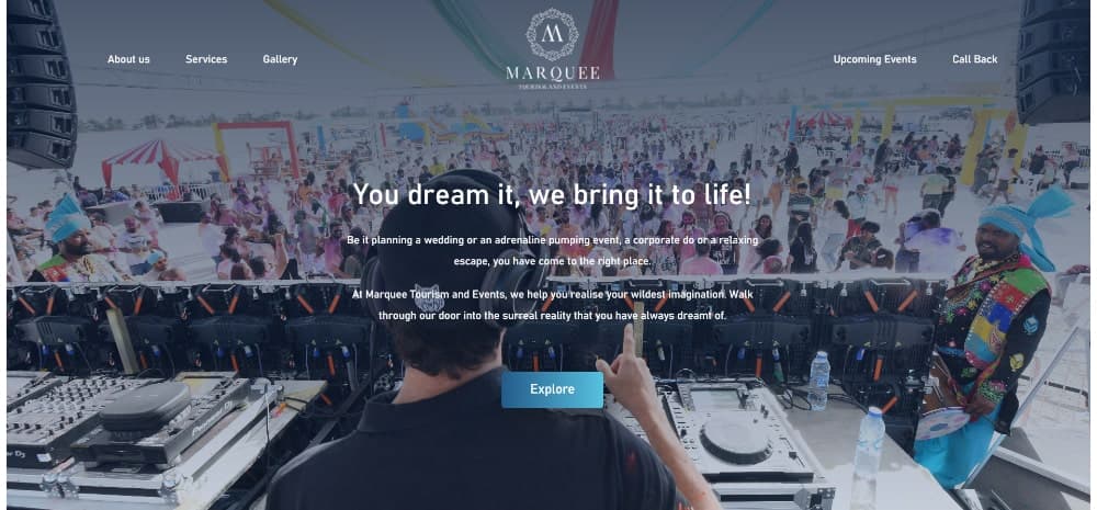 Marquee Tourism &amp; Events